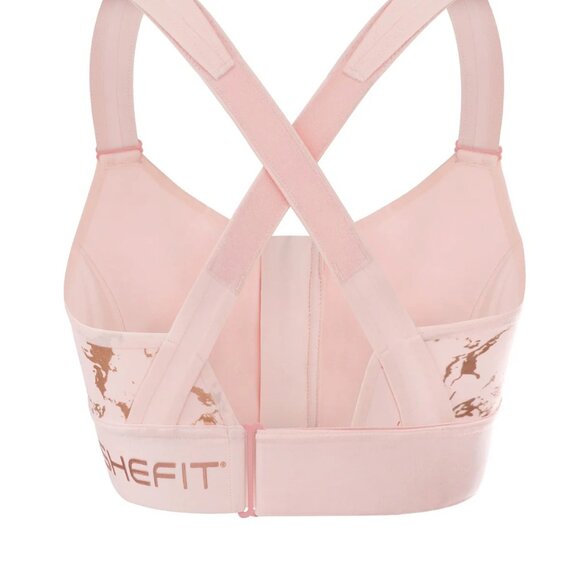 NWT SHEFIT Flex Sports Bra Pink size 4LUXE - Picture 2 of 2
